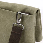 Men's Fashion Canvas Shoulder Bags Business Travel Crossbody Bags Men Multifunctional Messenger Bags Briefcase Men Handbag Tote