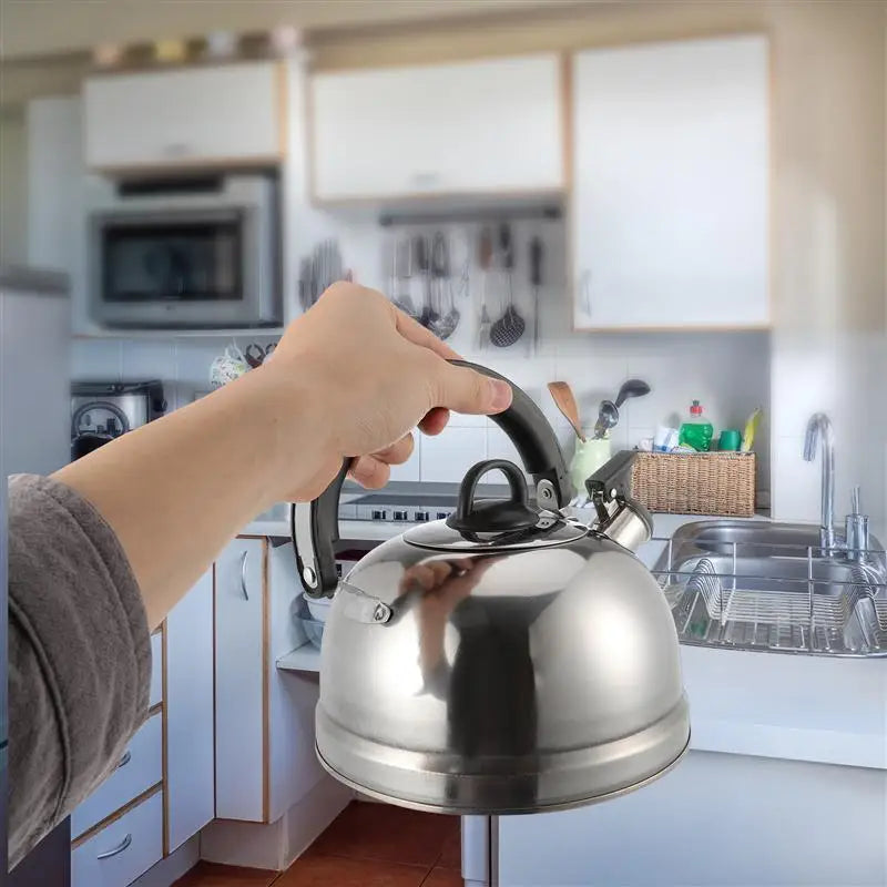 1.2L Thicken Stainless Steel Teakettle Whistling Kettle Household Boil Water Kettle Induction Cooker Gas Stove Universal