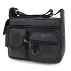 Men Canvas Shoulder Bags Casual Tote Travel Men's Crossbody Bag Luxury Messenger Bags Fashion High Quality Handbag