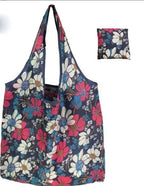 Tote Bags Flower Print Women's Grocery Handbags Outdoor Foldable Shopper Eco Shopping Bag Reusable Storage Bag Organizer Bags