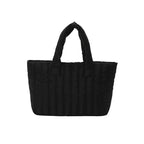 1pcs Ladies Tote Bags Large Capacity Cotton Padded Bag Solid Color Casual Fashion Nylon Elegant for handbag