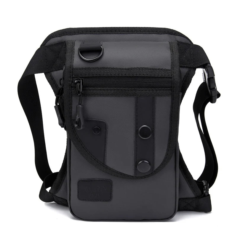 Men's Waist Bag Leg Bag Utility Belt Pack Pouch Male Hip Motorcycle Riding Leggings Thigh Bags Fanny Pack Cycling Shoulder Bag