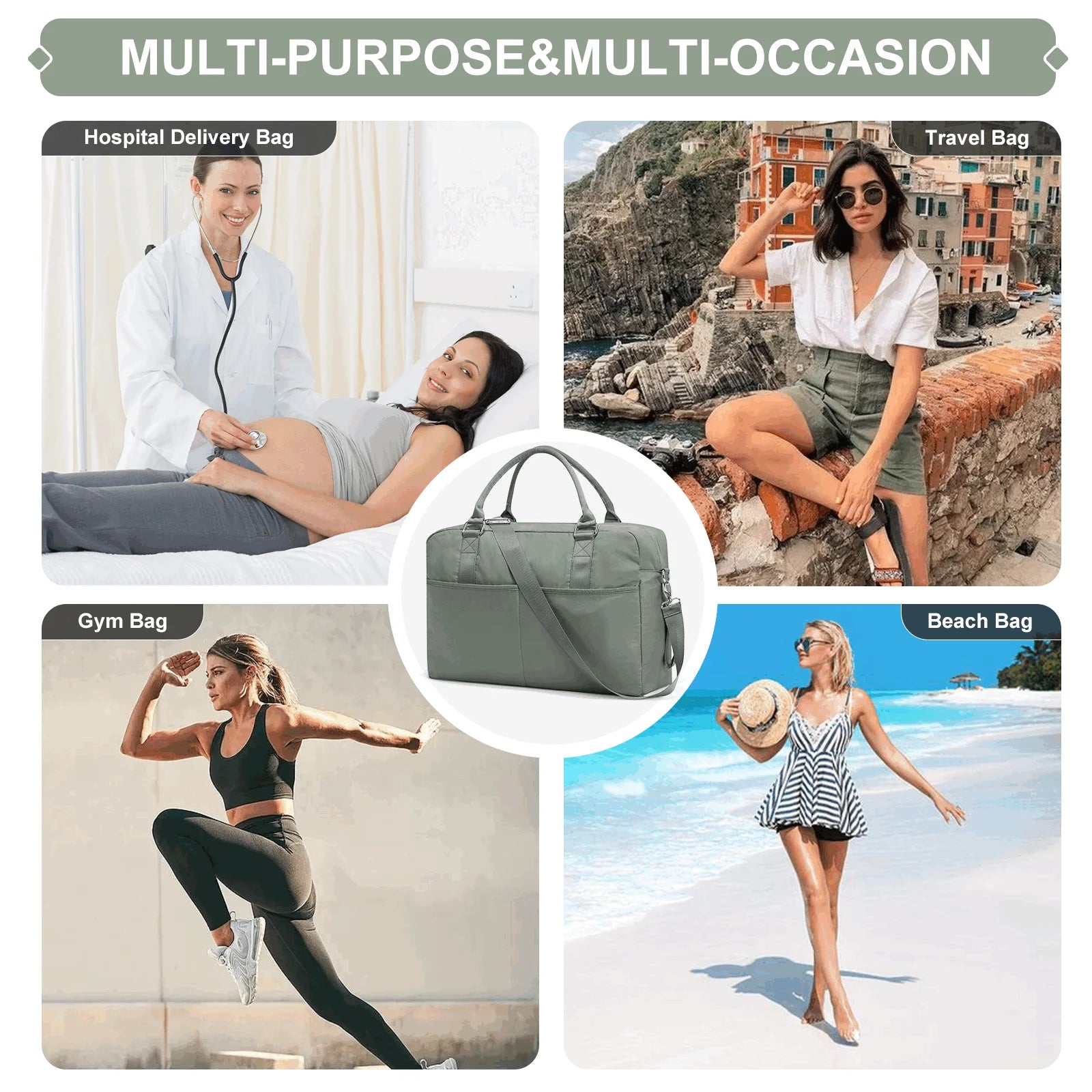 Woman Bags Tote Bag Waterproof Handbag Cross Bag High Capacity Carry On Luggage Travel Bag Weekender Overnight Bags For Women