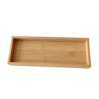 Rectangular WOOD Tea Tray Wooden Serving Tray Plate Fruit Bread Food Storage Tray Tableware Stand Home Kitchen Supplies