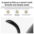 Gooseneck Electric Kettle 0.9L Temperature Control Stainless Steel Inner Heating 1200W Electric Kettles Anti-dry Protection