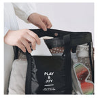 Tote Waterproof Bento Bag Swimming Bag Travel Storage Beach Bags Insulated Double Layer Picnic Ice Bags