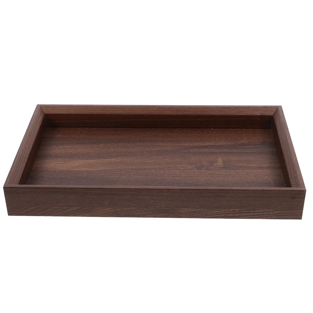 Black Walnut Wood Tea Tray Square Solid Wood Serving Tray Display Tray For Jewelry Storage Food Snack Platter Home Hotel