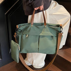 Super Popular Tote Bag for Women Large Capacity 2025 New Computer Mom Commuter Bag Nylon Canvas Bag for Students to Go in Class, Shopping and Mountaineering