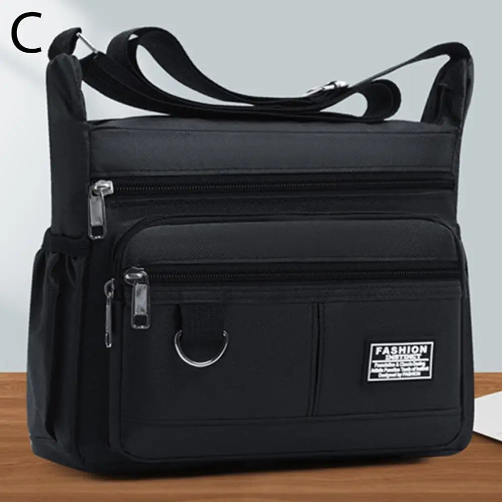 Men's Crossbody Bag - Big Capacity, Single Shoulder Design, Multi-Pockets, Fashion Business Bag for Daily Use