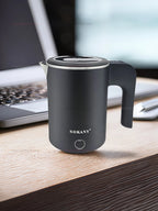 Portable 500ML Travel Electric Kettle Stainless Steel Water Boiler for Tea Coffee Hot Water Family Camping Kitchen Smart Kettle