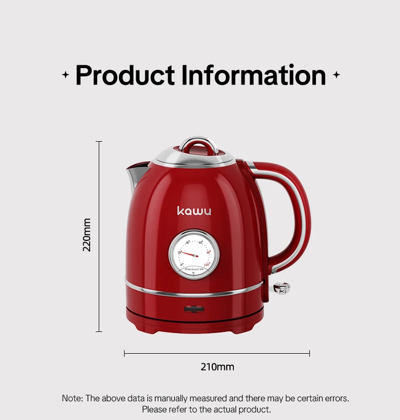 European-style retro electric kettle, 3L large capacity, constant temperature and heat preservation, a great home item