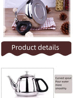 Kettle Tea Water Stove 1.2L/1.5L/2L Stove Stainless Steel Teapot Pot for Hotboiling Pots Gas Coffee Induction Home Camping