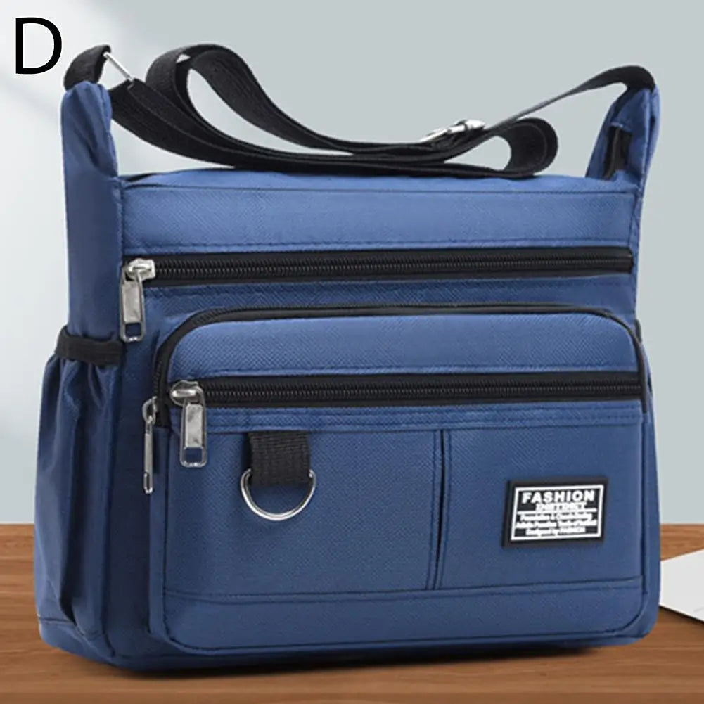 Men's Crossbody Bag - Big Capacity, Single Shoulder Design, Multi-Pockets, Fashion Business Bag for Daily Use