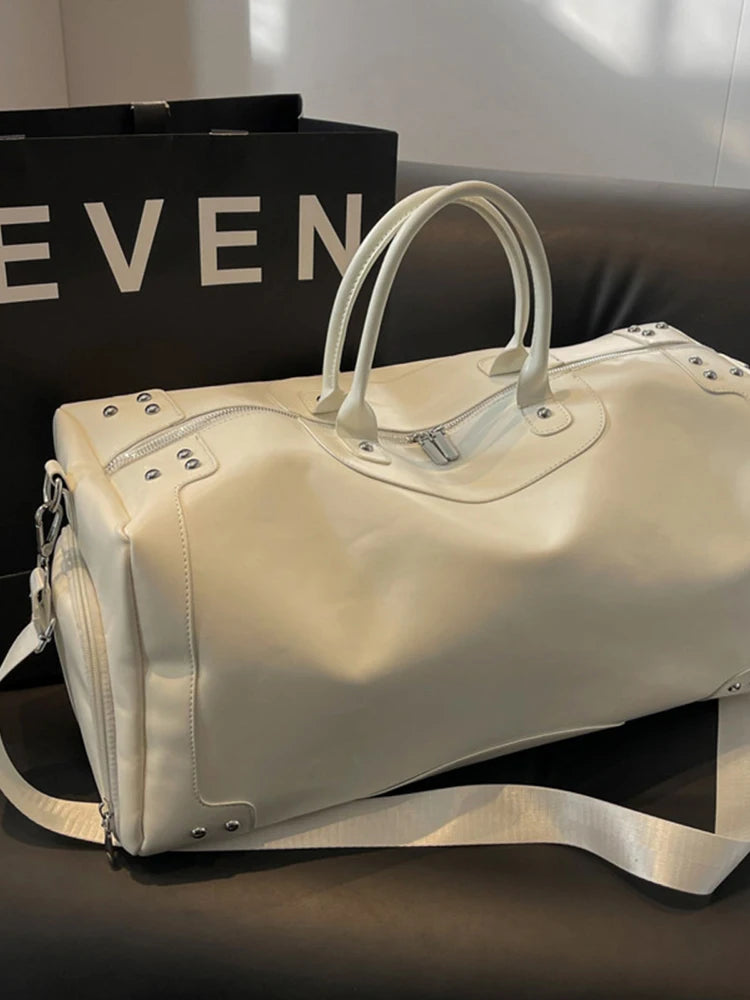 Travel Bags Fashion Men Large Capacity Organizer Handbags Women Fashion Handbag Luggage Leisure Backpack The Tote Bag