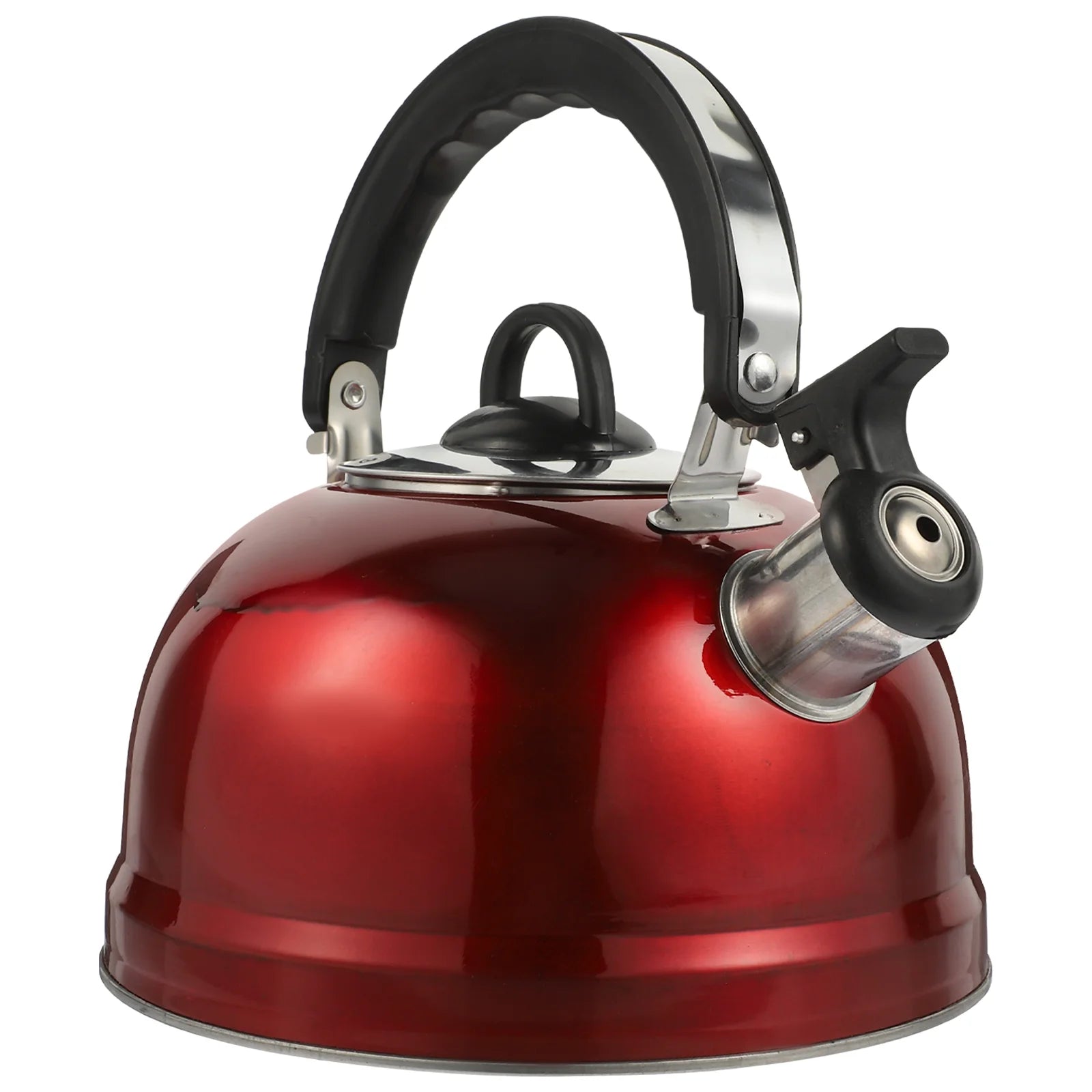 Chirping Kettle Wide Opening Whistling Teapot Stovetop Flame Stainless Steel Whistle
