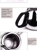 Kettle Tea Water Stove 1.2L/1.5L/2L Stove Stainless Steel Teapot Pot for Hotboiling Pots Gas Coffee Induction Home Camping