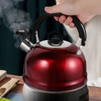 Chirping Kettle Wide Opening Whistling Teapot Stovetop Flame Stainless Steel Whistle
