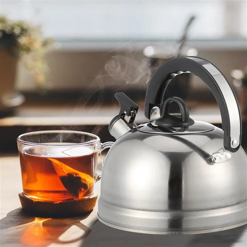 1.2L Thicken Stainless Steel Teakettle Whistling Kettle Household Boil Water Kettle Induction Cooker Gas Stove Universal