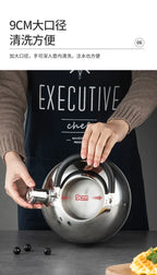 304 Stainless Steel Whistle Kettle 1.5-5L Multiple Sizes Large Capacity Sounding Kettle for Induction Stove Kitchen Supplies