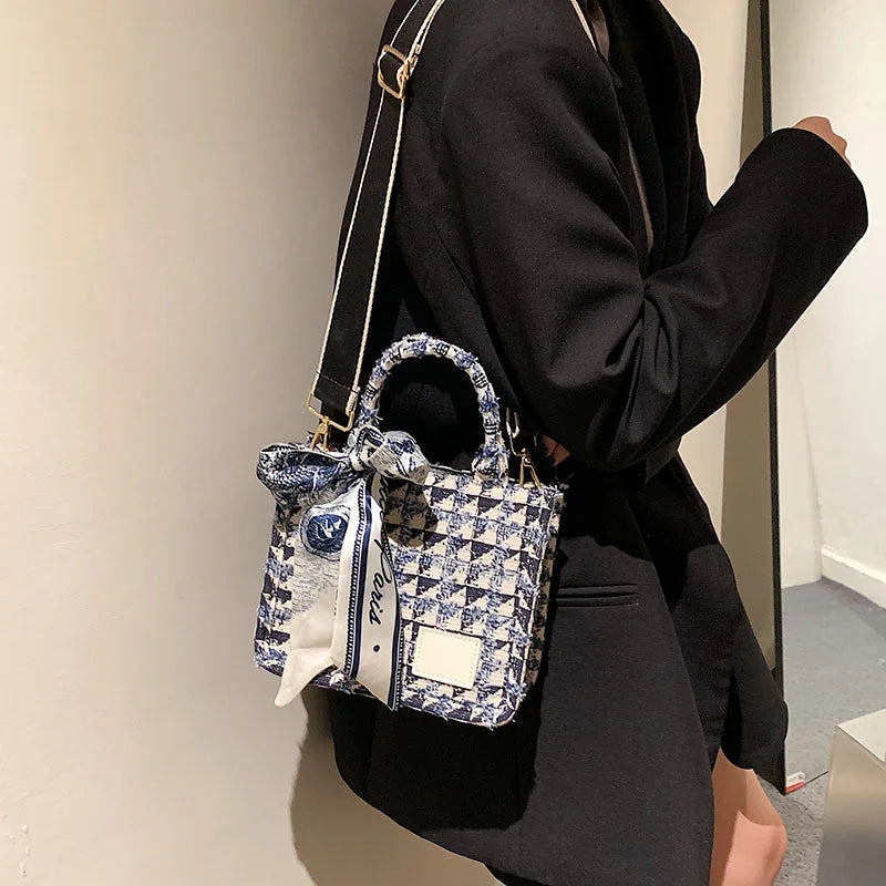 Women’s Tote Bags 2022 Trend New Mass Canvas Shoulder Bags Luxury Designer Handbags Casual Fashion Messenger Bags