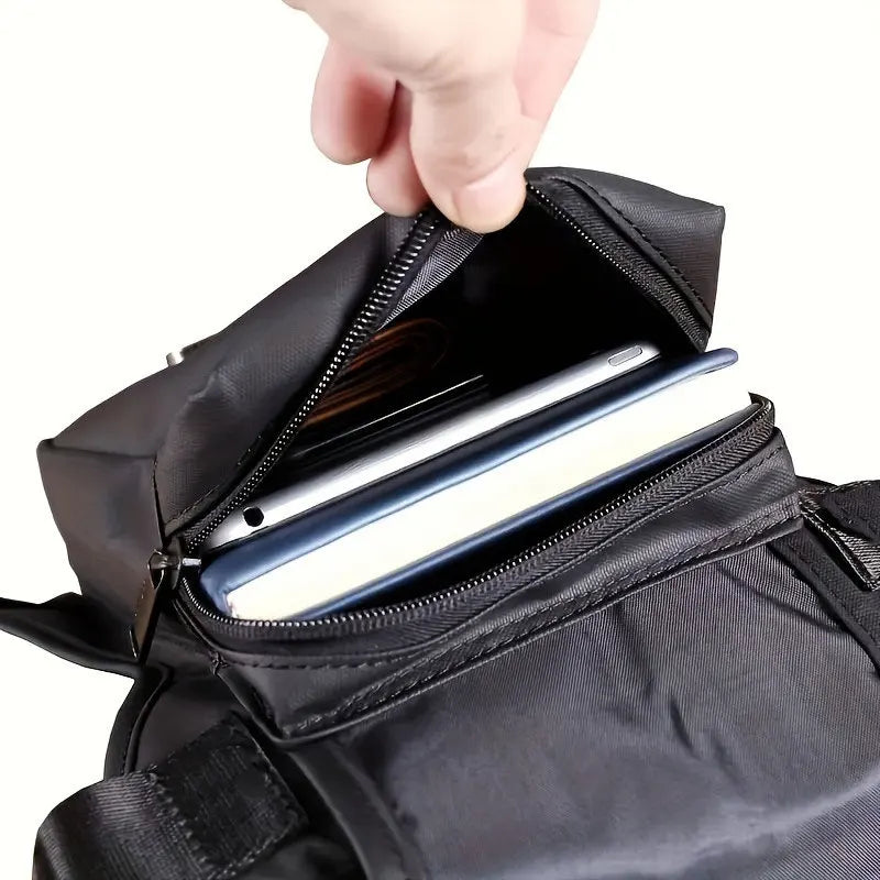 Men's Waist Bag Leg Bag Utility Belt Pack Pouch Male Hip Motorcycle Riding Leggings Thigh Bags Fanny Pack Cycling Shoulder Bag