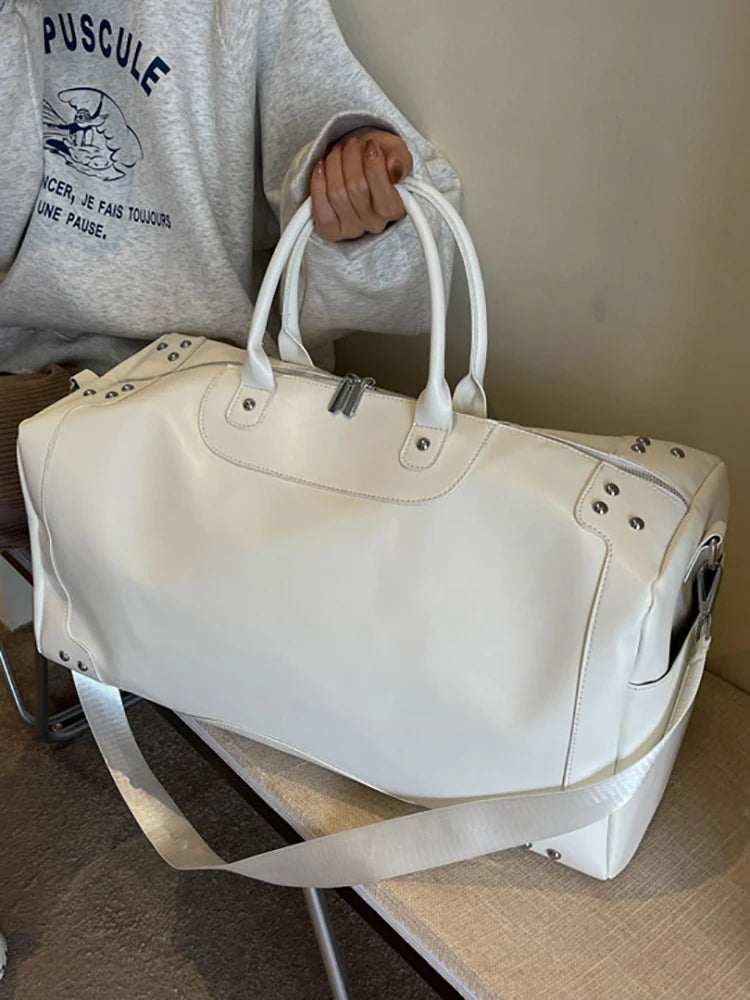 Travel Bags Fashion Men Large Capacity Organizer Handbags Women Fashion Handbag Luggage Leisure Backpack The Tote Bag