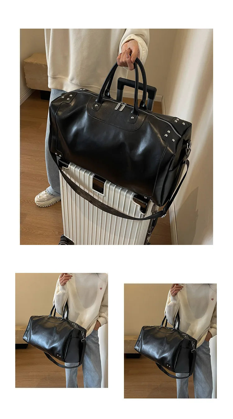 Travel Bags Fashion Men Large Capacity Organizer Handbags Women Fashion Handbag Luggage Leisure Backpack The Tote Bag