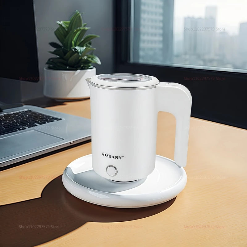 Portable Electric Kettle 500ML Stainless Steel Water Boiler for Tea Coffee Travel Family Use Smart kettle  Kitchen Appliance