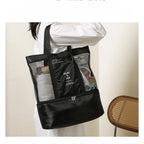 Tote Waterproof Bento Bag Swimming Bag Travel Storage Beach Bags Insulated Double Layer Picnic Ice Bags