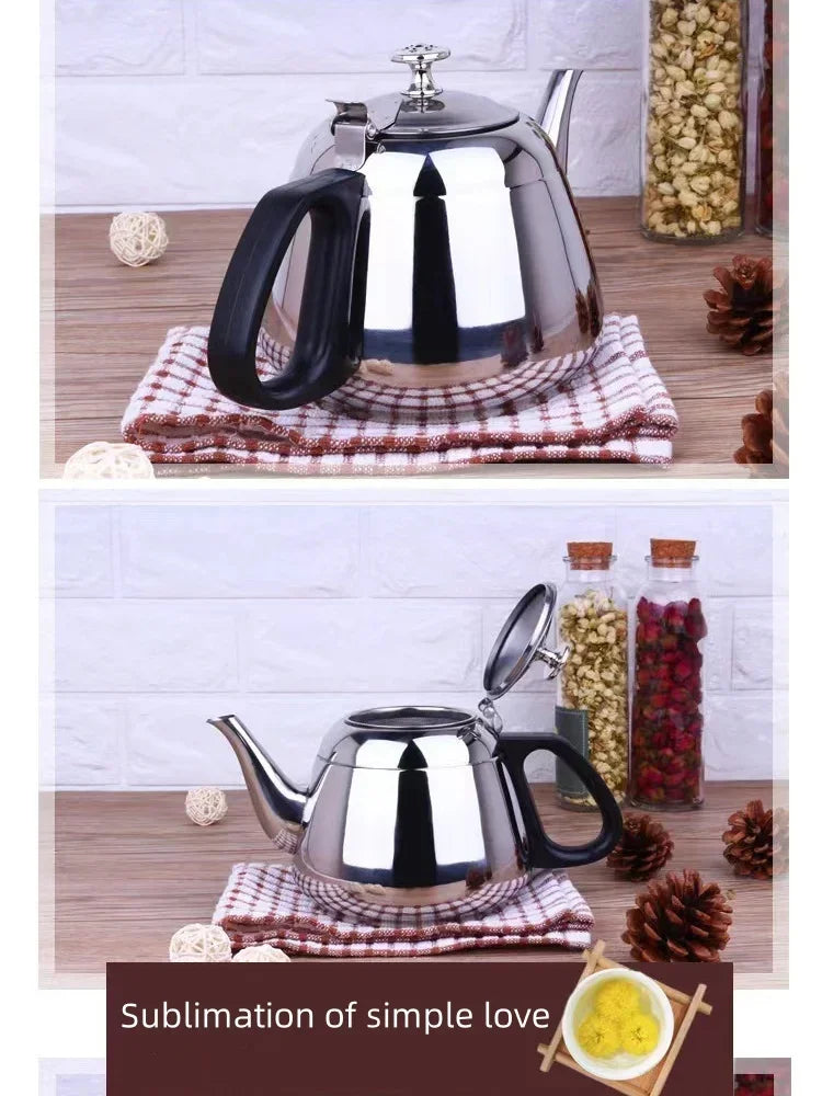 Kettle Tea Water Stove 1.2L/1.5L/2L Stove Stainless Steel Teapot Pot for Hotboiling Pots Gas Coffee Induction Home Camping