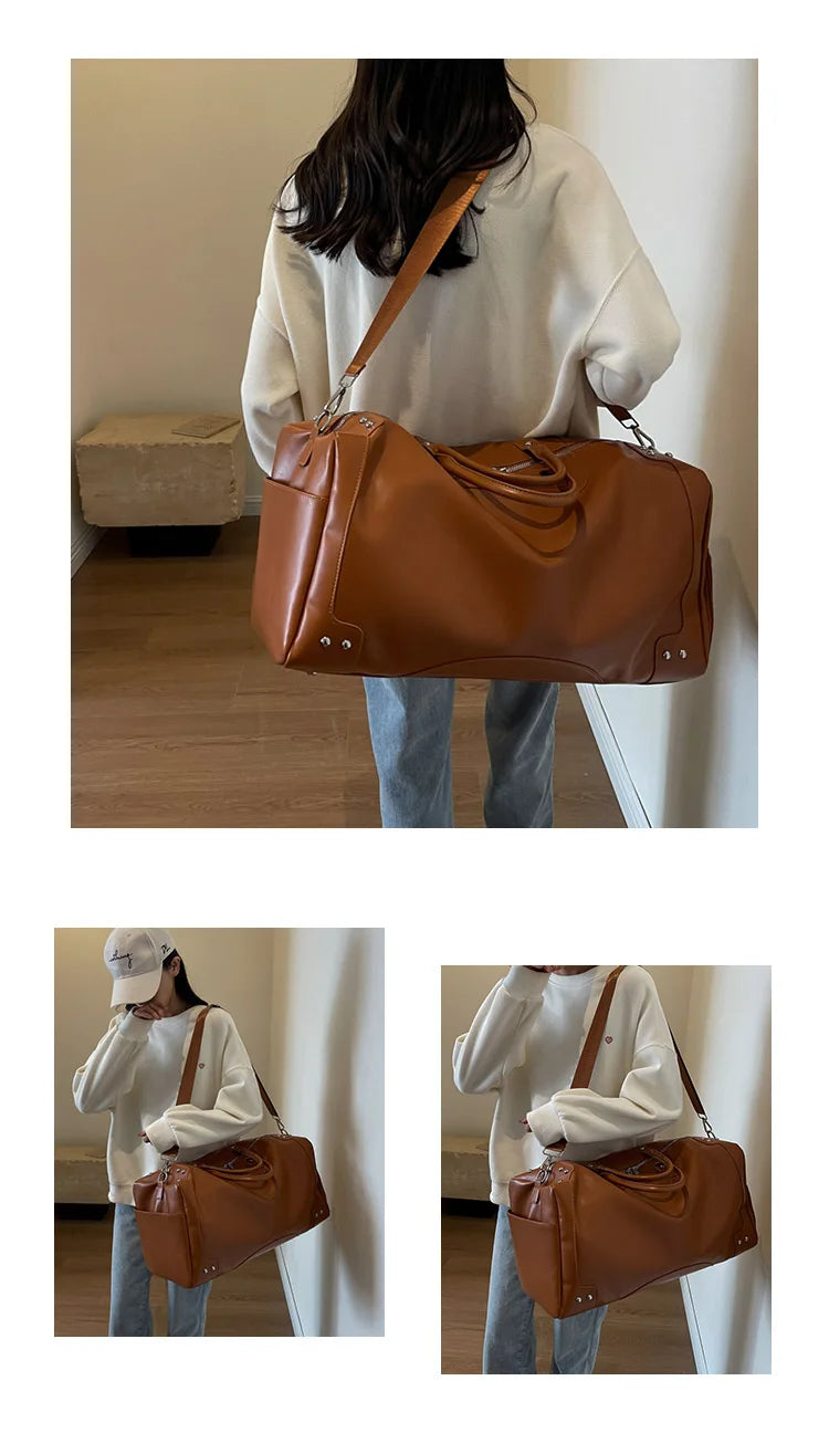 Travel Bags Fashion Men Large Capacity Organizer Handbags Women Fashion Handbag Luggage Leisure Backpack The Tote Bag