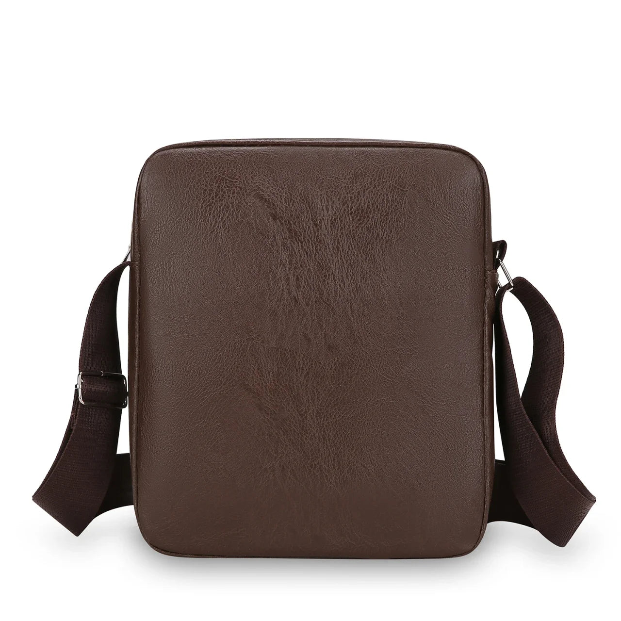 Men‘s PU Shoulder Bag Messenger Bag Casual Waterproof Nylon Zipper Pocket Handbag Fashion Tote Travel Male Crossbody Bags