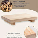 Wooden square tray, wooden products, bathroom tray, wooden storage board, decorative storage wooden frame, wooden board