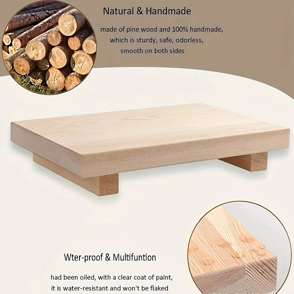 Wooden square tray, wooden products, bathroom tray, wooden storage board, decorative storage wooden frame, wooden board