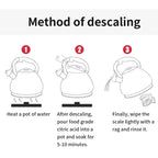 304 Stainless Steel Loud Whistling Hot Water Kettle Induction Cooker Home Camping Boiling Coffee Tea Kettle Stove Top Teapot