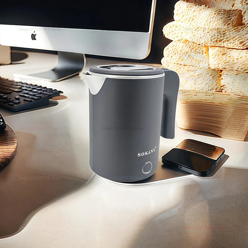 Portable Electric Kettle 500ML Stainless Steel Water Boiler for Tea Coffee Travel Family Use Smart kettle  Kitchen Appliance