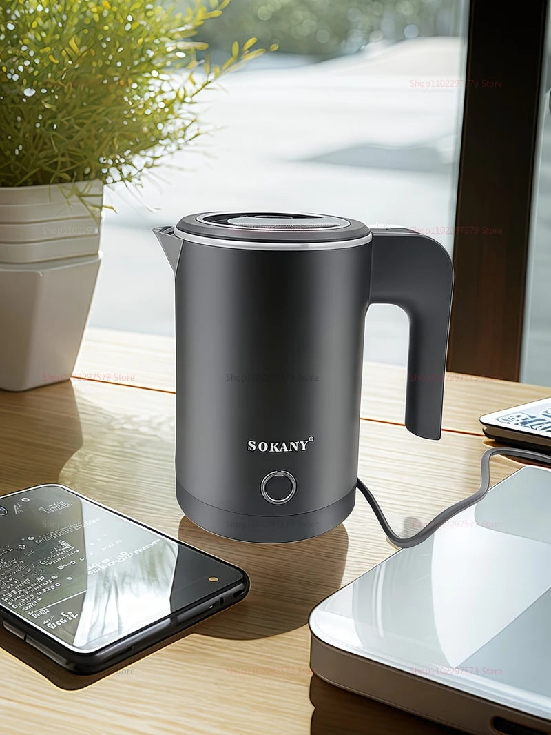 Portable Electric Kettle 500ML Stainless Steel Water Boiler for Tea Coffee Travel Family Use Smart kettle  Kitchen Appliance