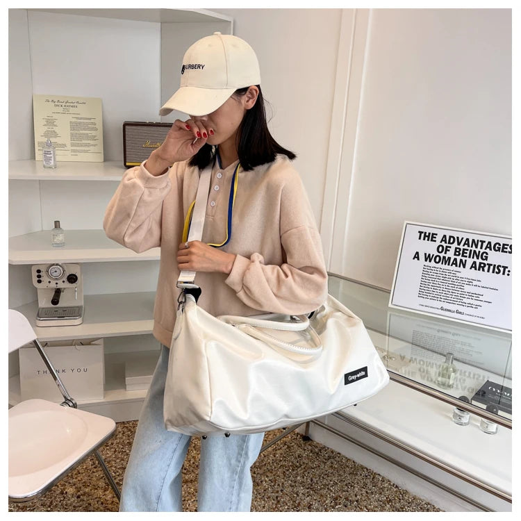 Travel Bags Fashion Men Large Capacity Organizer Handbags Women Fashion Handbag Luggage Leisure Backpack The Tote Bag