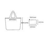 Tote Bag, Large-Capacity Tote Bag, Reusable Satchel Environmentally Friendly Lightweight Shopping Bag with Printed Pattern, Outdoor Foldableable Satchel Camping Style Travel Bag