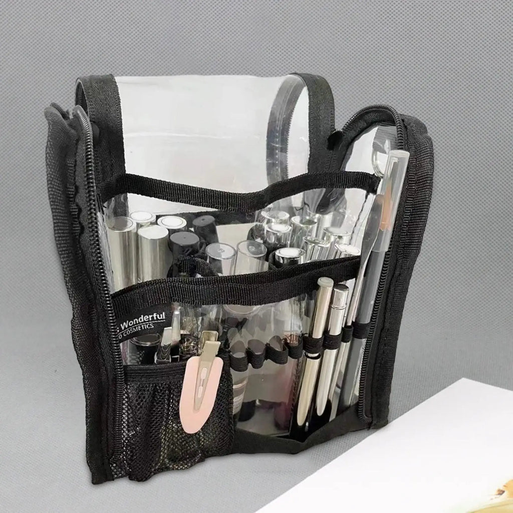 Make Up Bags Organizer Portable Clear Toiletry Bag for Office Travel Bathroom