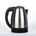 Stainless Steel Electric Kettle 1.8L 220V Silver Black Base Separation Desion Rust-resistant Durable for Home During Travel