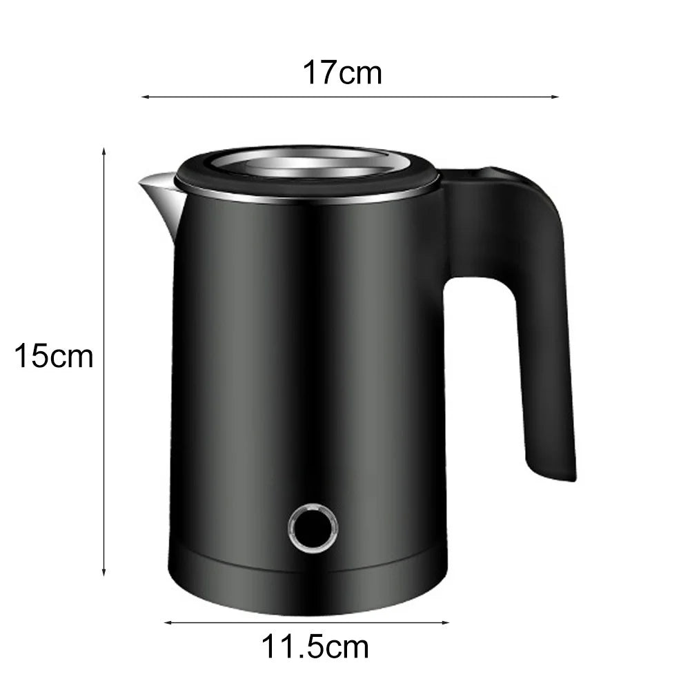 Portable Electric Kettle 500ML Stainless Steel Water Boiler for Tea Coffee Travel Family Use Smart kettle  Kitchen Appliance