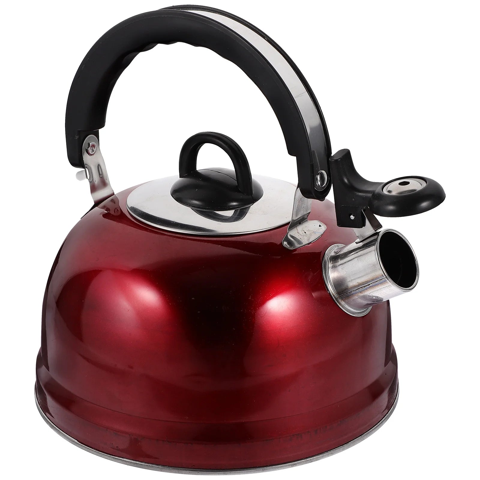 Chirping Kettle Wide Opening Whistling Teapot Stovetop Flame Stainless Steel Whistle
