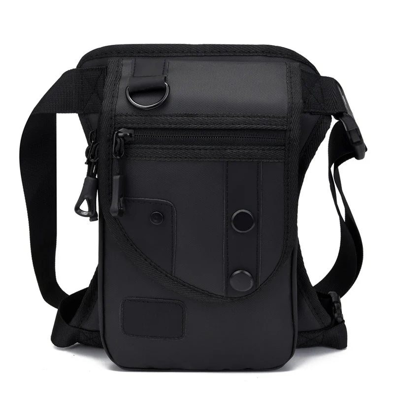 Men's Waist Bag Leg Bag Utility Belt Pack Pouch Male Hip Motorcycle Riding Leggings Thigh Bags Fanny Pack Cycling Shoulder Bag