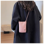 Women Handbags Female Pu Leather Shoulder Bags Luxury Large Capacity Crossbody Bags Solid Flap for Women Portable Phone Purse