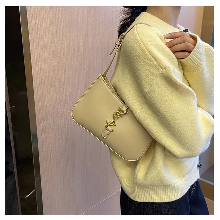 Women's bag 2025 new high-end fashion underarm bag popular versatile large capacity single shoulder bag women's bags