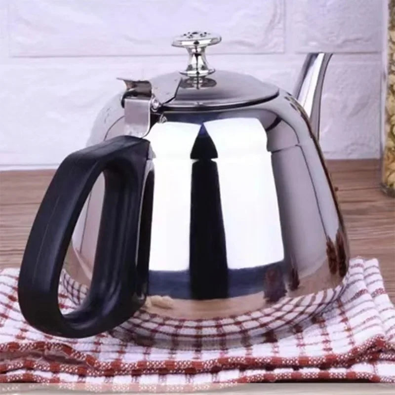 2/1.5/1.2L Stainless Steel Teapot Kettle Tea Water Stove Coffee Pot Home Office Restaurant Kettle Whistling Kettle Teakettle