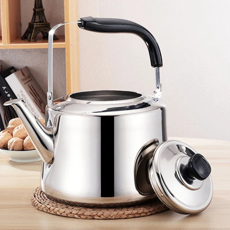 2/1.5/1L Stainless Steel Kettle Water Boiling Household Large Capacity Boil Water Kettle Teakettle Thickened Gas Stove Induction