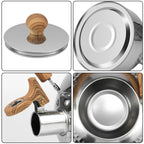 3/2L Tea Kettle w/ Anti-scald Handle Rustproof Whistling Tea Kettle Stainless Steel Stove Top Tea Kettle Whistling Kettle Teapot