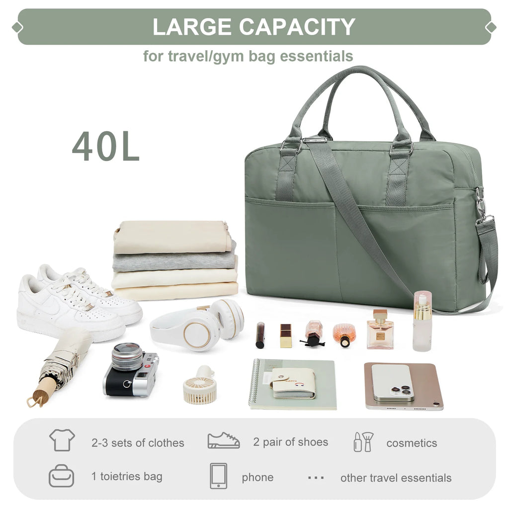 Woman Bags Tote Bag Waterproof Handbag Cross Bag High Capacity Carry On Luggage Travel Bag Weekender Overnight Bags For Women